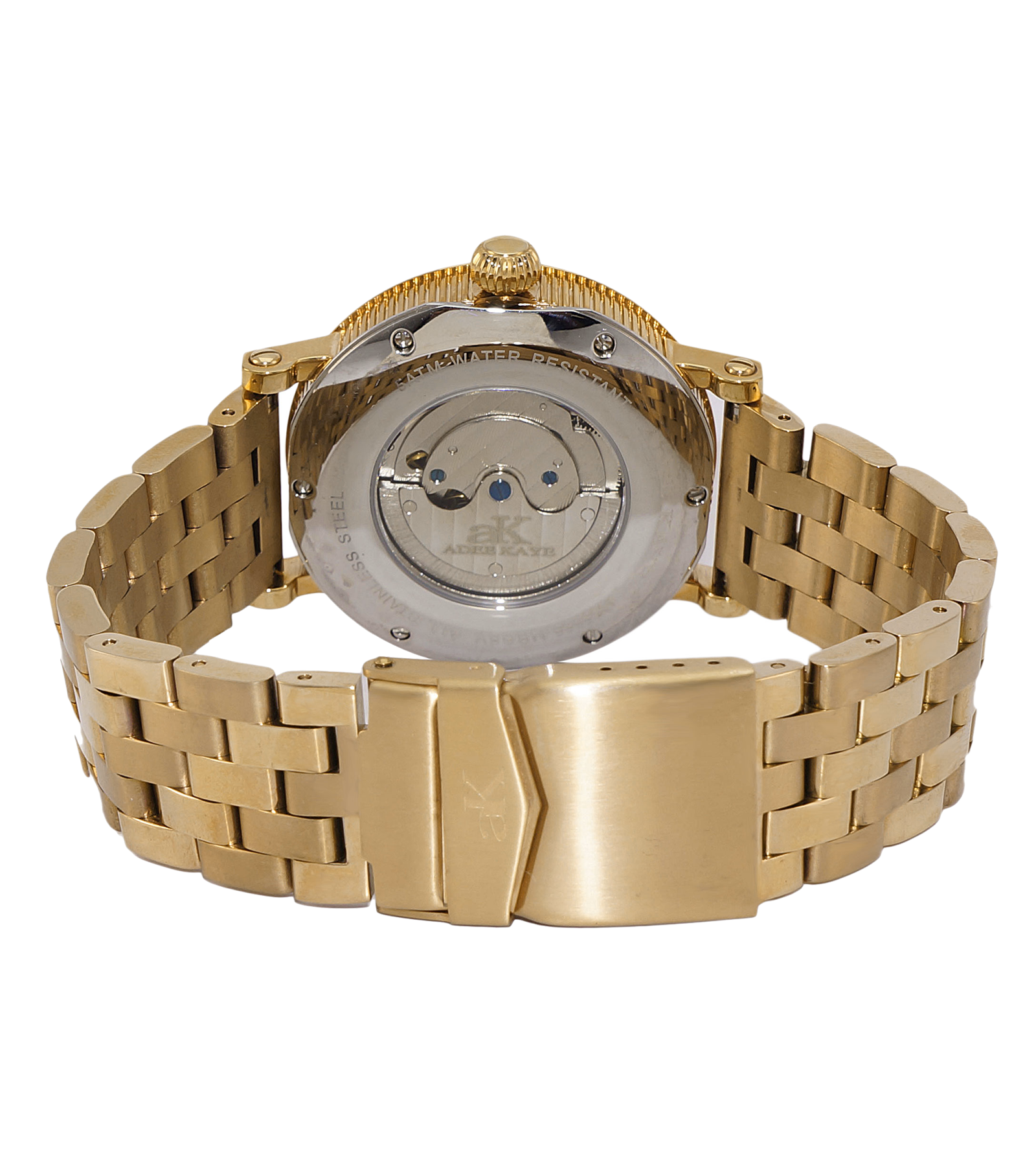 ADEE KAYE, 20 JEWELS - AUTOMATIC REGULATOR , SILVER DIAL, AK5665-MB-GSV ...