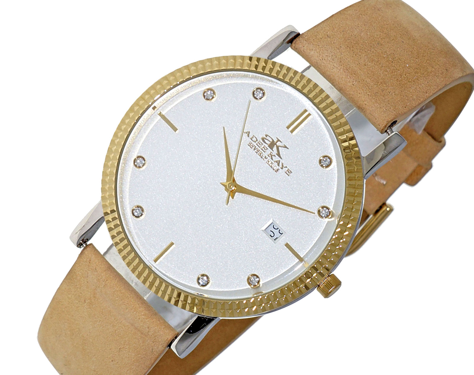 ADEE KAYE MID-SIZE SWISS MOVEMENT, AUSTRIAN CRYSTAL ACCENT, RETAIL (MSRP: $345.00)