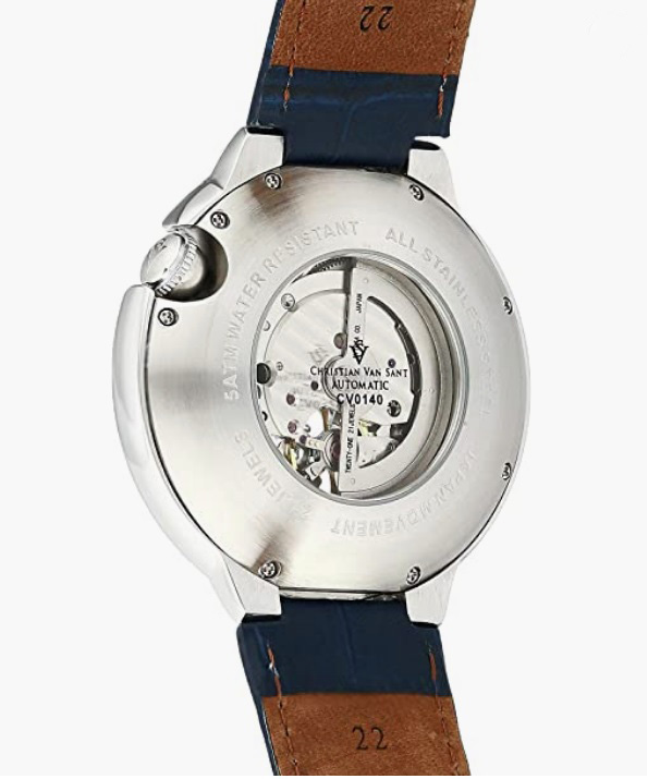 Christian Van Sant Men's Cyclone Automatic - Silver