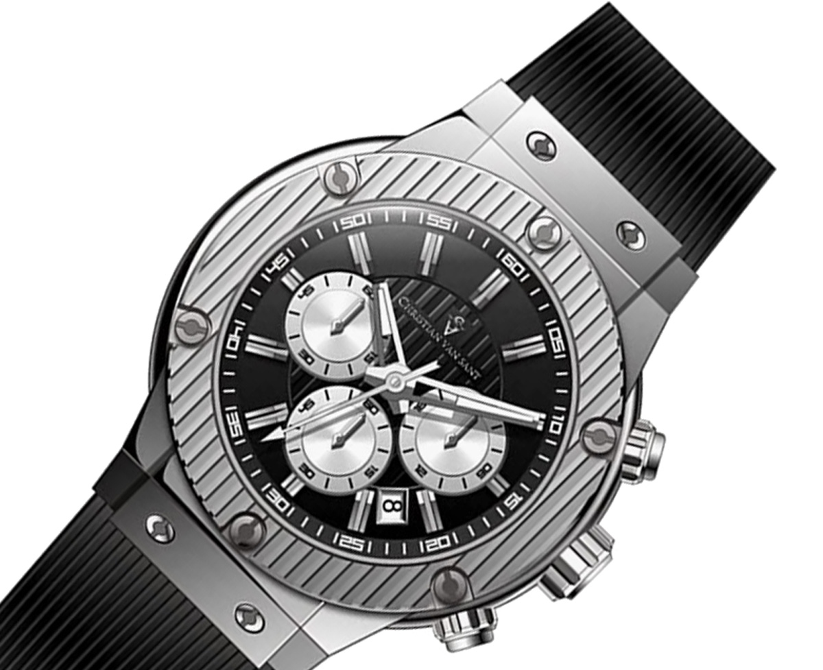 Christian Van Sant Watches Men's Monarchy Quartz Watch, CV8141  Retai; at (MSRP: $795.00)