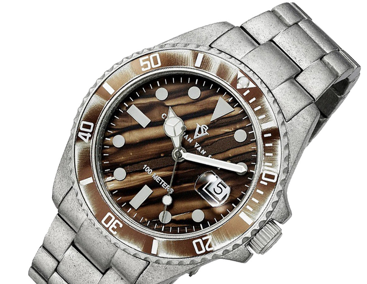 Christian Van Sant Watches Men's  Montego Analog Display Quartz Silver Watch, CV5101 Retail At (MSRP: $650.00)