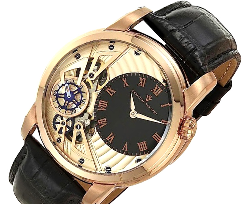 Christian Van Sant Watches Men's Sprocket Auto-Quartz, Pink CV1546 - Retail at (MSRP: $1,195.00)