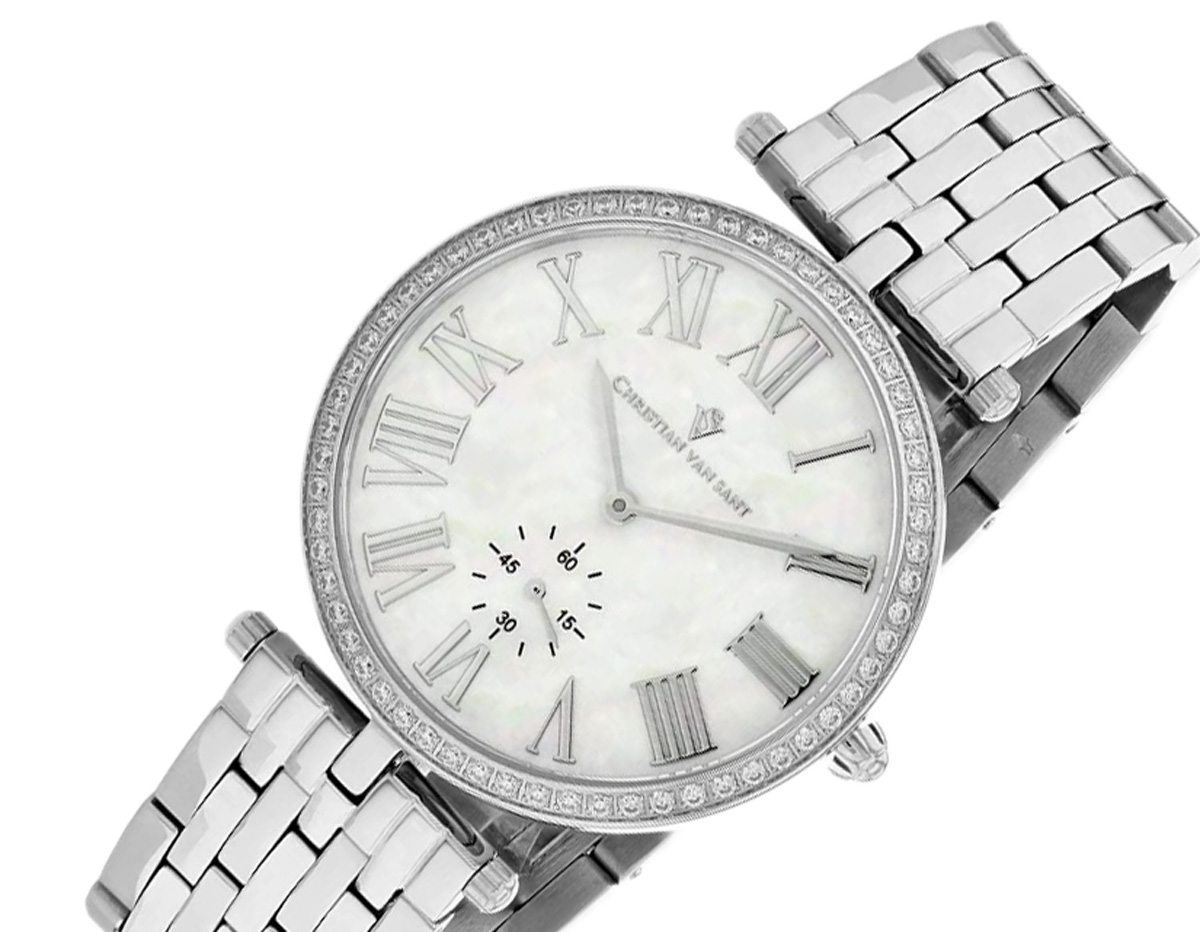 Christian Van Sant Watches Sultry Swiss Quartz Rose Gold-Tone Watch, CV0213, Retail at (MSRP: $550.00) Women's