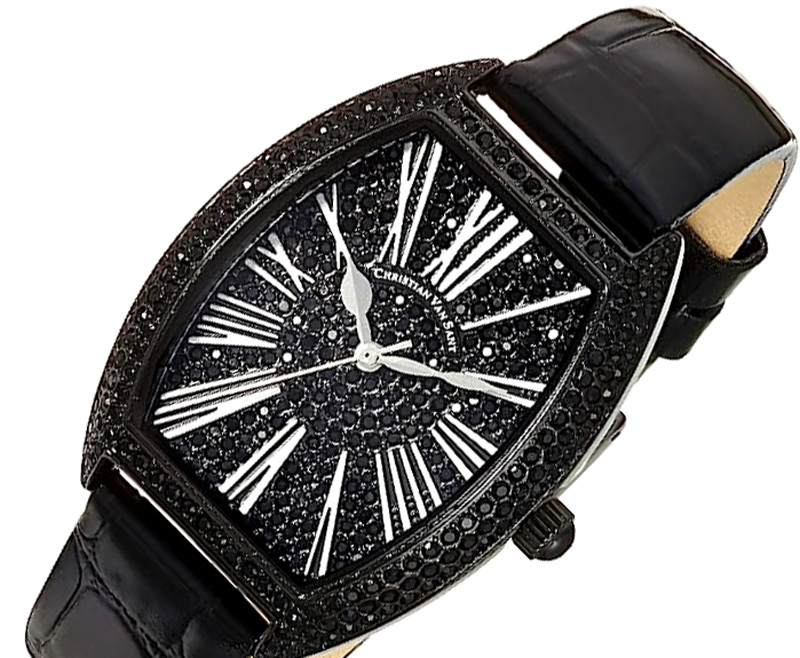 Christian Van Sant Watches Women's Chic, IP-Black tone, Retail at (MSRP: $750.00)