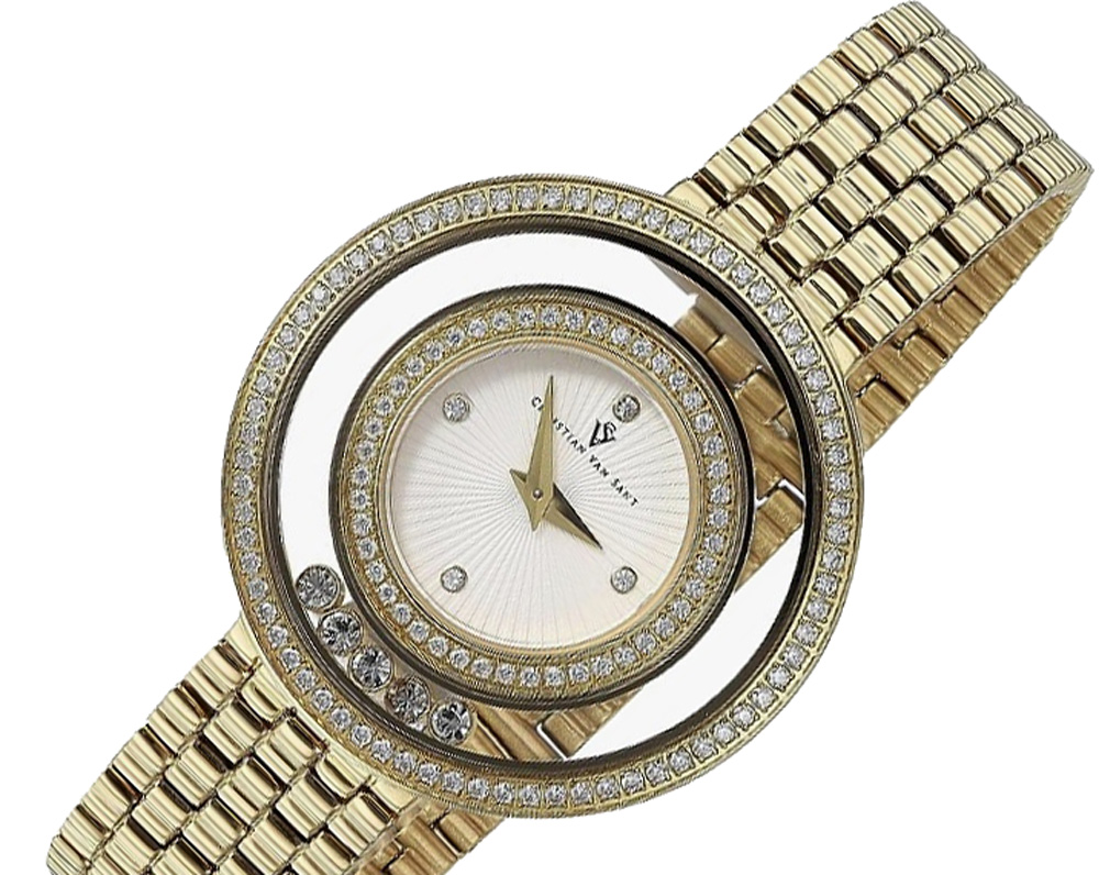 Christian Van Sant Watches Women's CV4831 Gracieuse Analog Display Quartz, CV4831 - Retail at (MSRP: $895.00)