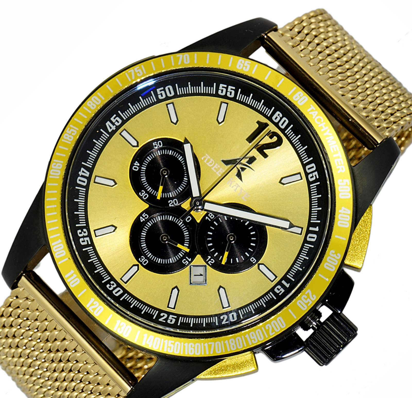 CHRONOGRAPH MOVEMENT MESH BAND AK7141 MGYL MESH RETAIL AT MSRP chronograph-movement-mesh-band-ak7141-mgyl-mesh-retail-at-msrp