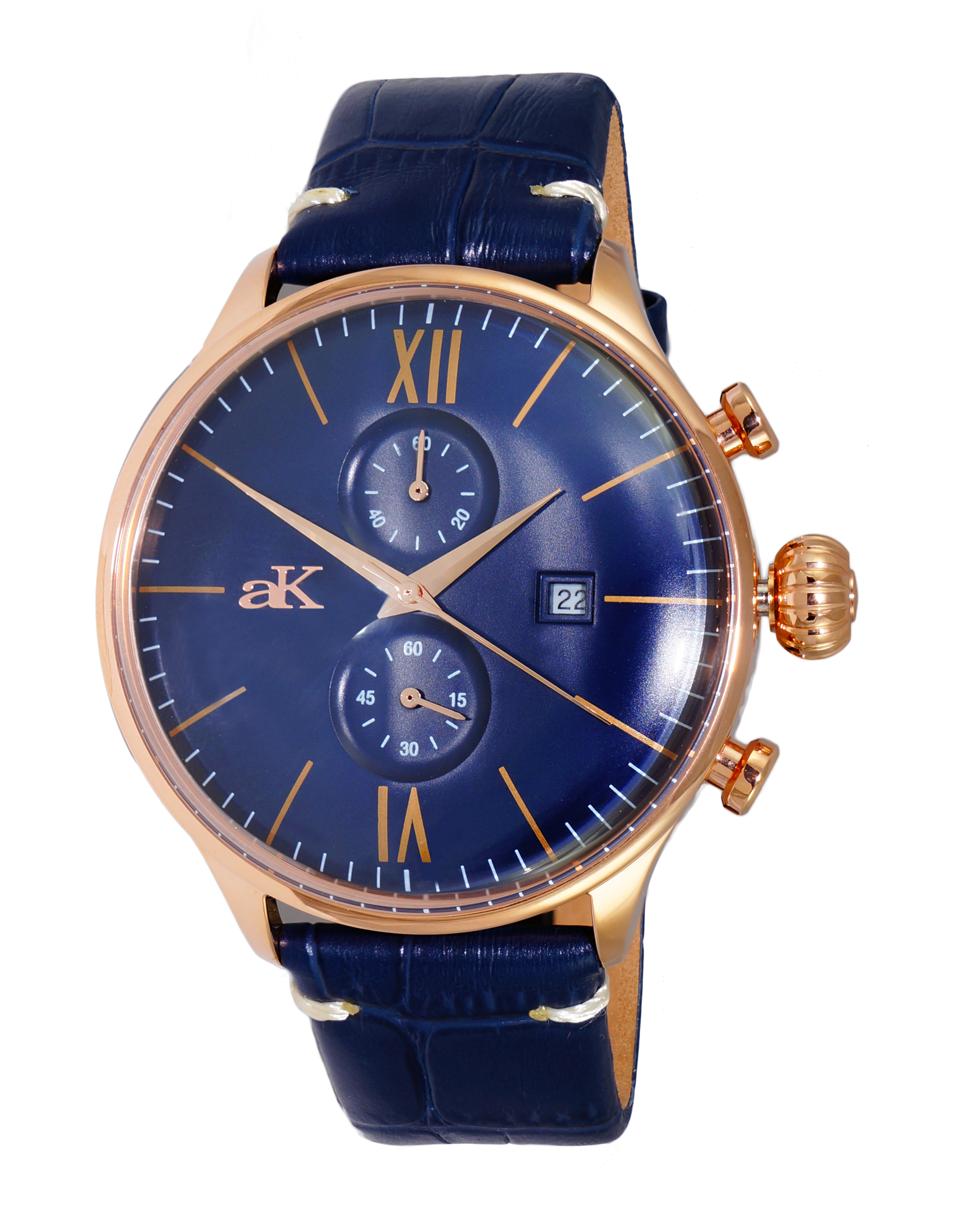 CHRONOGRAPH MOV'T, DAYDATE COUNTER, AK2376RGBU, RETAIL AT 495.00