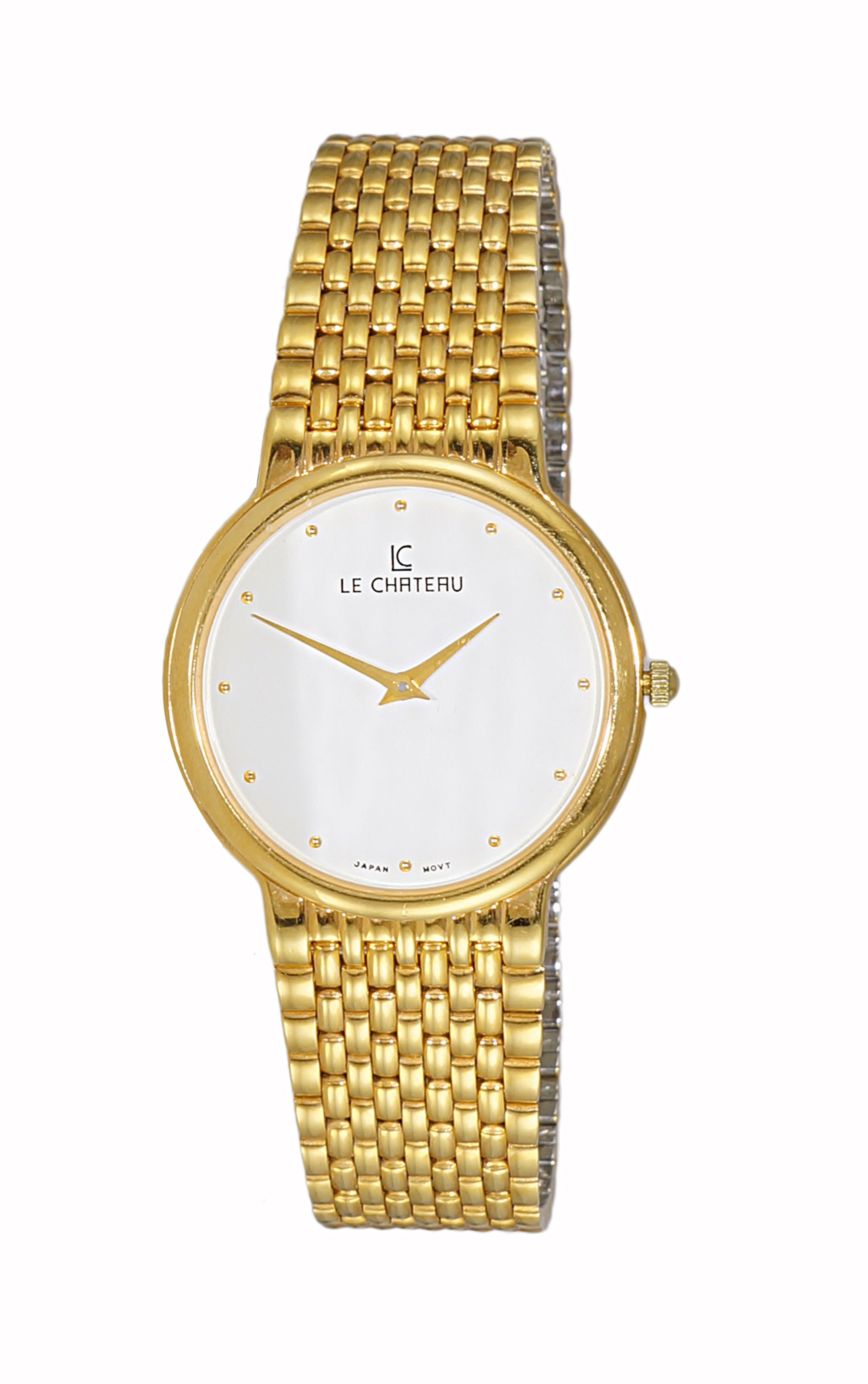 GOLD TONE, STAINLESS STEEL, JAPAN MOV'T , LC5003LGWT Property Room