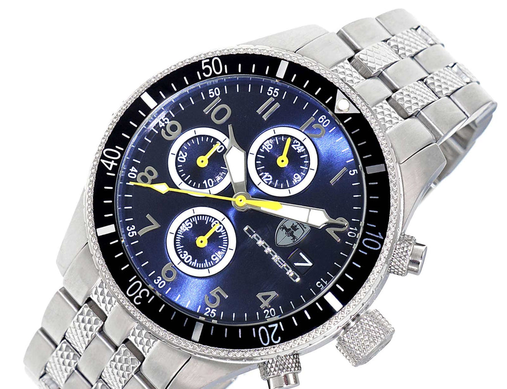 LeChateau - Chronograph Epson VR33 Muscle Movement,   CS17733BUBK Retail at (MSRP:$1,475.00)