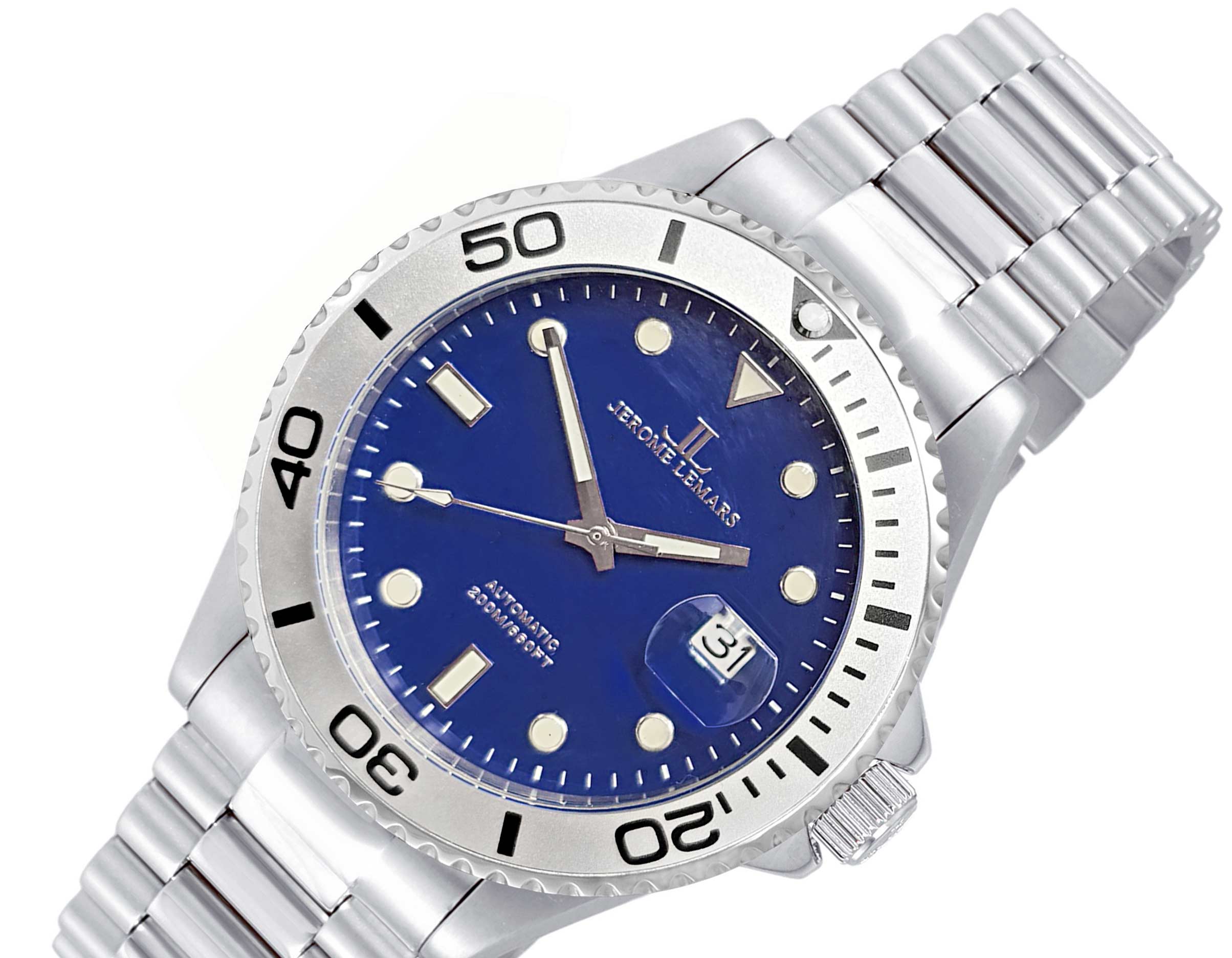 Lechateau, Men's 24-Jewel Automatic movement, date dial ,JL4622 -  (MSRP: $795.00)