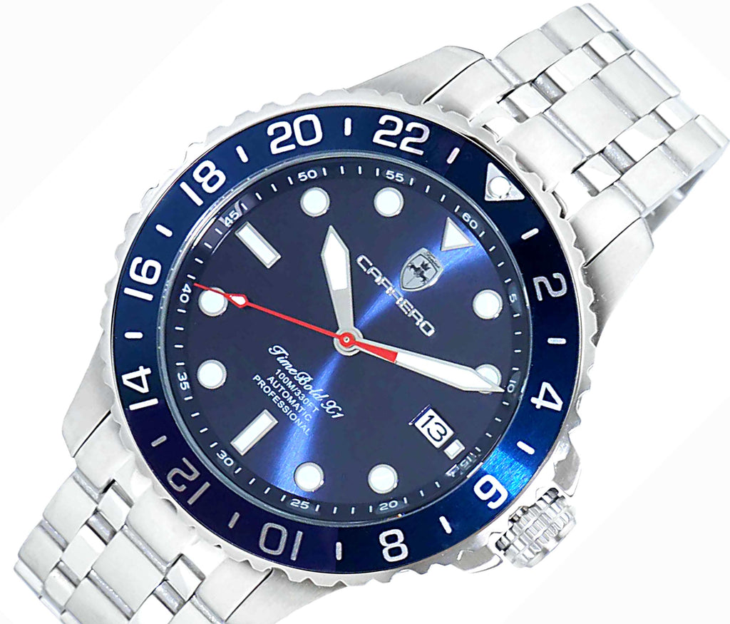 LeChateau, Men's TIME BOLD- X1,  NH35 AUTOMATIC MOVEMENT, 10 ATM, BLUE DIAL, C1S737BUBU - MSRP:  $2,340.00