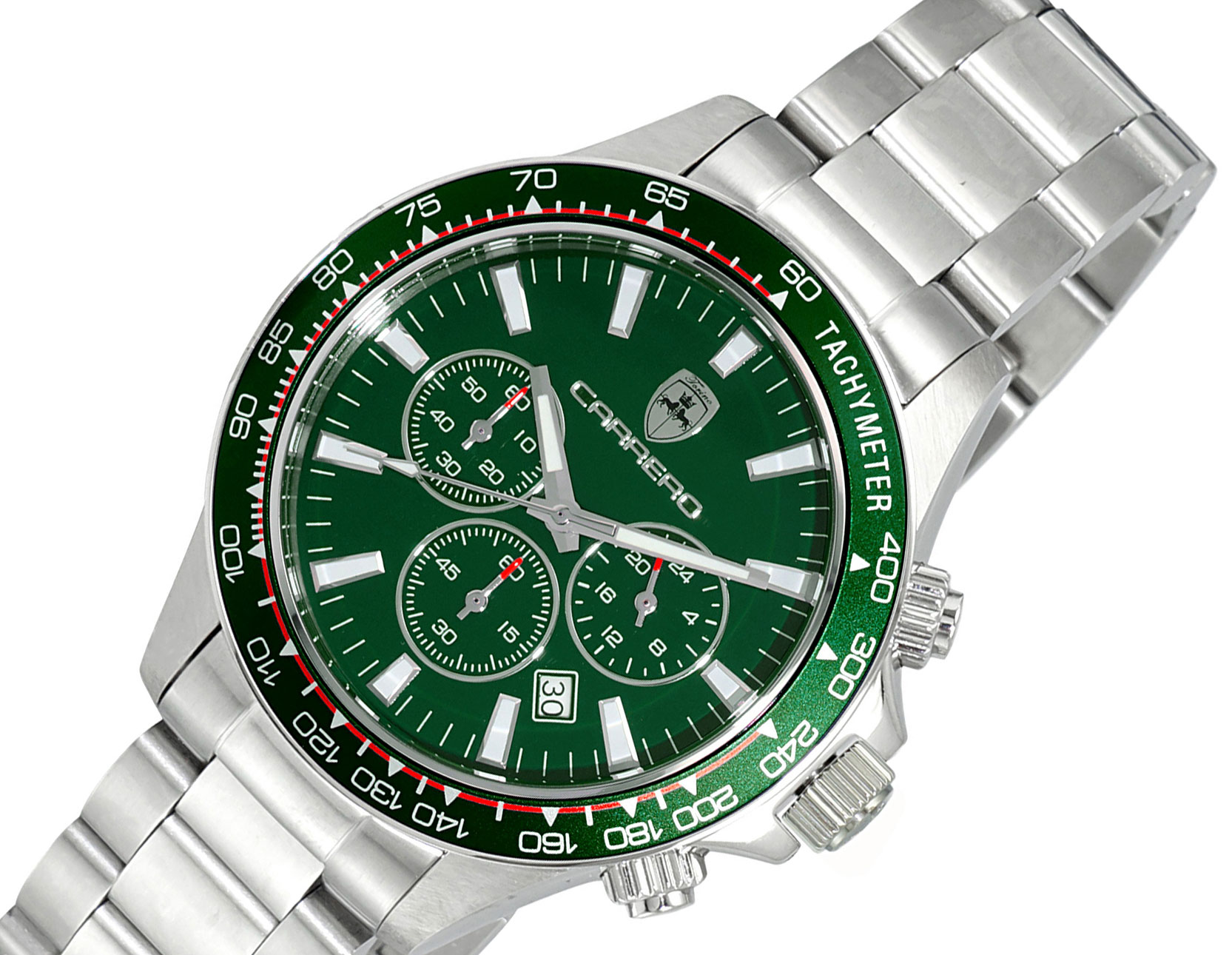 LeChateaue, CHRONOGRAPH MOVEMENT ,100 METER WATER RESISTANT, DATE  DIAL, LCS866GNRD , RETAIL AT (MSRP: $1,250.00)