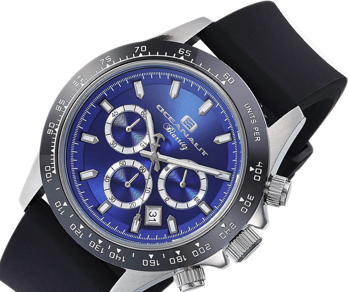 Oceanaut Men's  Biarritz Analog Display Quartz, OC6113R - Retal at (MSRP:$895.00)