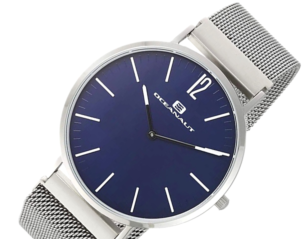 Oceanaut Men's Magnete Quartz Stainless Steel Strap, Silver, 20 Casual Watch ,Model: OC0102 - Retail at (MSRP:$ 395.00)