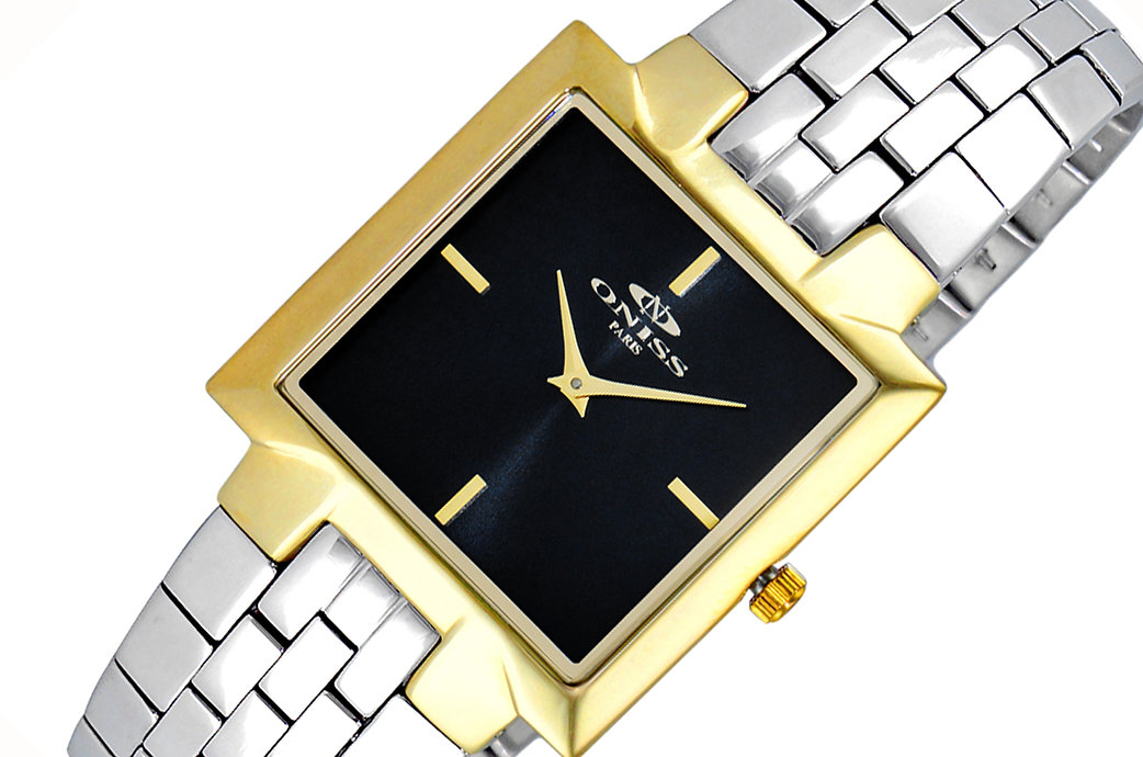 ONISS SWISS MOVEMENT, SLIM WATCH, ON5544-MGBK, RETAIL AT (MSRP: $295.00)