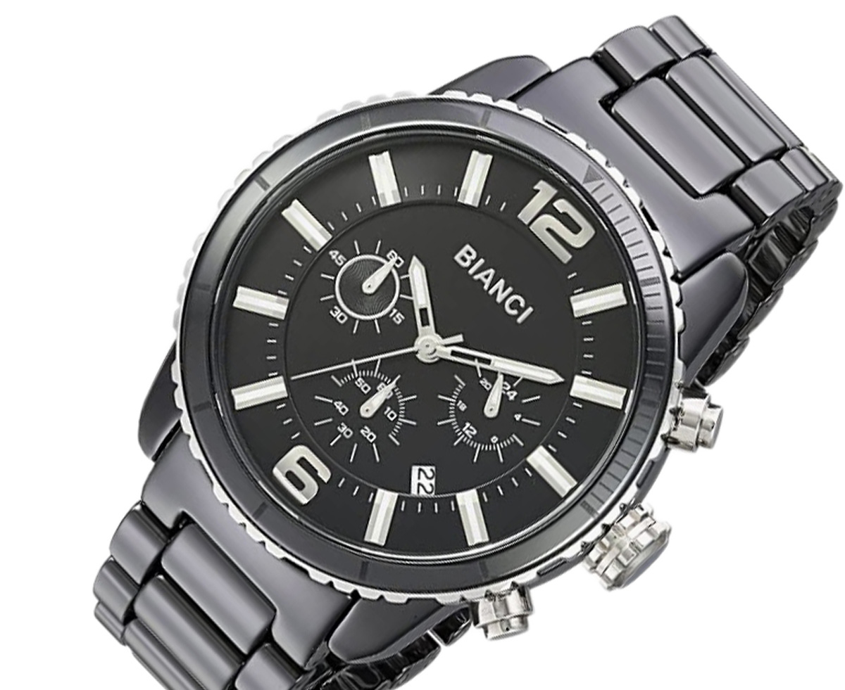 ROBERTO BIANCI Men's , Swiss Quarts Chronograph Movement , High Tech Ceramic, RB58750  - Retail at MSRP: $395.00