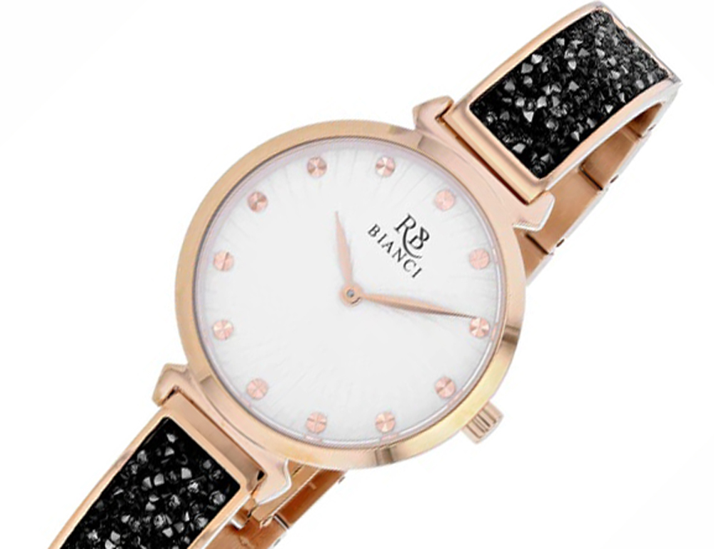 ROBERTO BIANCI Women's Stainless steel case, Stainless steel bracelet, White dial, RB0204 (MSRP: $350.00)