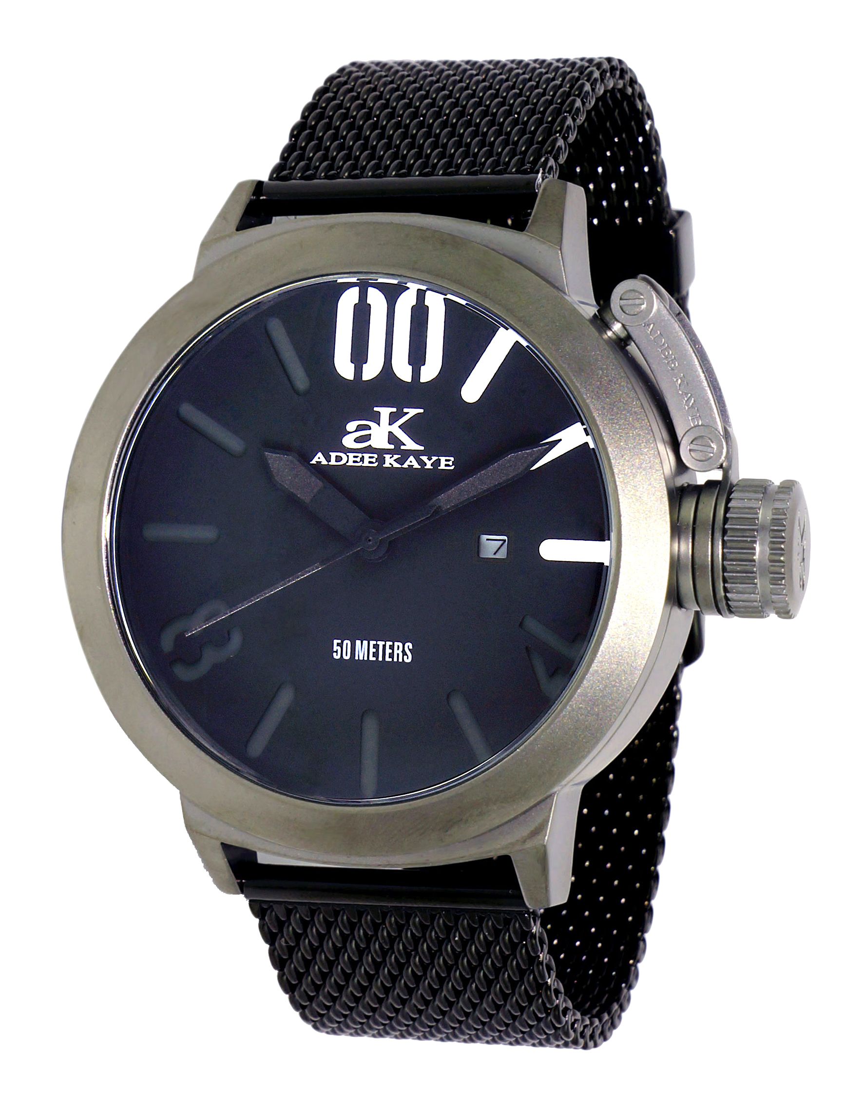 Stainless Steel, Japan Movt.Mesh Band, AK7285MIPBMESH, RETAIL AT 575