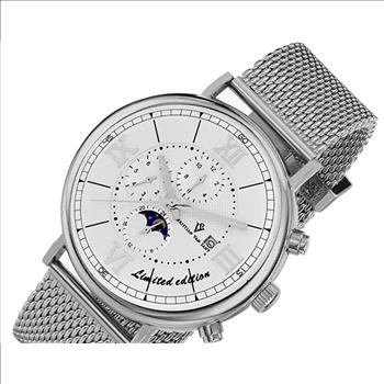 Christian Van Sant Watches, Men's Limited Edition, Automatic Sun/Moon Phase White Dial, CV1150, Retail at (MSRP: $995.00)