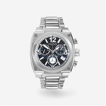 LeChateau Torque II Chrono  Swiss chronograph move't, Black Carbon Fiber Dial,  SS1084K -  (MSRP: $1,995.00)
