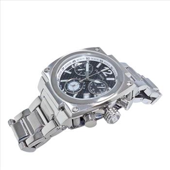 LeChateau Torque II Chrono  Swiss chronograph move't, Black Carbon Fiber Dial,  SS1084K -  (MSRP: $1,995.00)