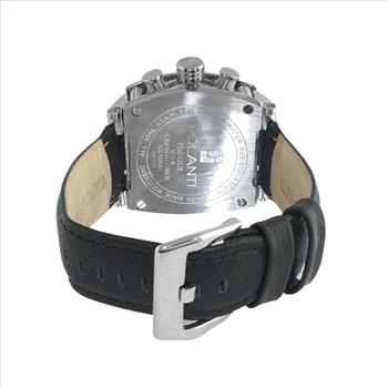 LeChateau Torque II Chrono  Swiss chronograph move't, Black Carbon Fiber Dial, Genuine Leather Strap, SS1084K_LBK -  (MSRP: $1,995.00)