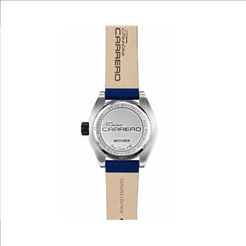 LeChateau, Men's Swiss Multi-Functiom Ronda X30 Mov't, Blue Dial - Black Bezel, Leatehr Strap,  C1BK8824-BU_BU - MSRP: $2,340.00