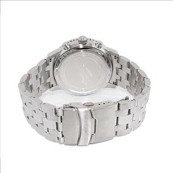 Lechateau - VR32 Mov't Chronograph Mov't, Green-MOP Dial,  Stainless Steel case and band  (MSRP: $2,220.00)