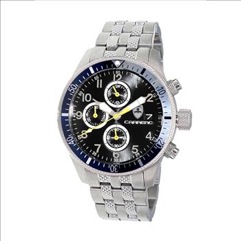 LeChateau - Chronograph Epson VR33 Muscle Mov't, Stainless Steel Case and Band , CS17733BK-BUSV, Retail at (MSRP:$1,475.00)