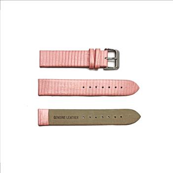 GENUINE LEATHER STRAP (18 mm) -  PINK COLOR