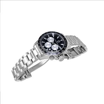 LeChateaue, CHRONOGRAPH MOVEMENT ,100 METER WATER RESISTANT, DATE DIAL, CS866BKSV , RETAIL AT (MSRP: $1,250.00)