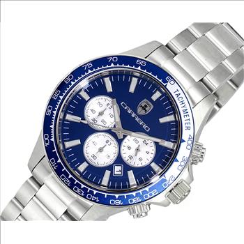 LeChateaue, CHRONOGRAPH MOVEMENT ,100 METER WATER RESISTANT, DATE DIAL, CS866BUSV , RETAIL AT (MSRP: $1,250.00)