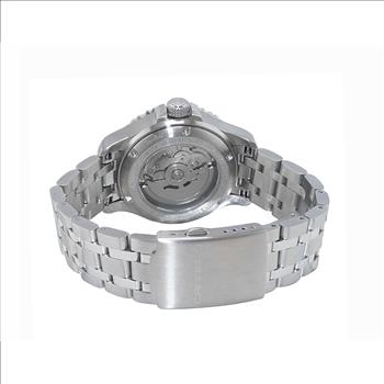 LeChateau, Men's TIME BOLD- X1 COLLECTION, NH35 AUTOMATIC MOVEMENT, 10 ATM, SILVERTONE - BLUE/GREEN, C1S737BU-GN -MSRP:  $2,340.00