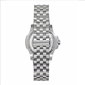 Lechateau,  Swiss Made Automatic Movement - 24 Jewel, Black Dial Exhibition Back, JL6229 - (MSRP: $1,295.00)