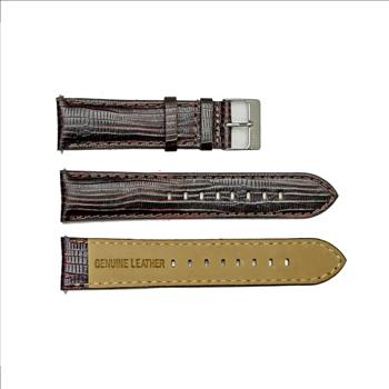 GENUINE LEATHER STRAP (22mm)-  MOCHA BROWN COLOR