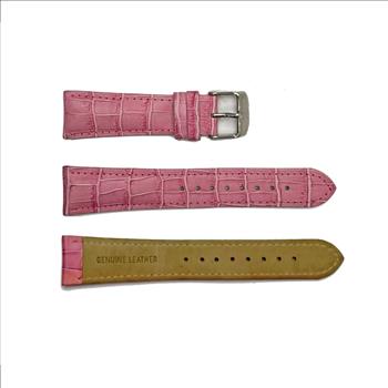 GENUINE LEATHER STRAP (22mm)-  PINK COLOR