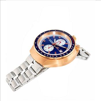 ADEE KAYE CHRONOGRAPH WITH 24-HOUR DISPLAY, TACHYMETER, AK5662-MRGBU_SS - (MSRP:$725.00)