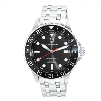 LeChateau, Men's TIME BOLD- X1 COLLECTION, NH35 AUTOMATIC MOVEMENT, 10 ATM, BLACK, C1S737BK-BK - MSRP: $2,340.00