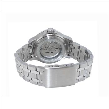 LeChateau, Men's TIME BOLD- X1 COLLECTION, NH35 AUTOMATIC MOVEMENT, 10 ATM, SILVERTONE - BLUE/GREEN - RED DIAL, C1S737BU-GN_RD -MSRP:  $2,340.00