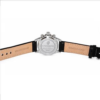 Lechateau Mens, Swiss-Ronda Chronograph Mov't, 2- Told Gold, Light Blue Dial, C1SS101BN_LGY - MSRP: $2,460.00