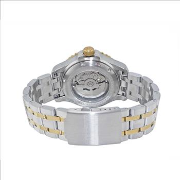 TORINO CARRERO, TIME BOLD- X1 COLLECTION, NH35 AUTOMATIC MOVEMENT, 10 ATM, 2-TONE GOLD , GREE DIAL_ GREEN/BLUE BEZEL, (MSRP: $2,340.00)