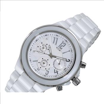 ONISS High-tech ceramic case and band , Swiss Multi-function movement , ON2427-LWT, Retail at $495.00