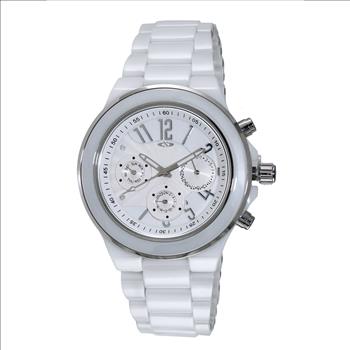 ONISS High-tech ceramic case and band , Swiss Multi-function movement , ON2427-LWT, Retail at $495.00