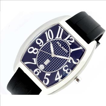 Lechateau,  Men's Swiss Quartz Date Blue Dial, Silcon Band 1Z-101BU-SS , Retail at (MSRP: $895.00)