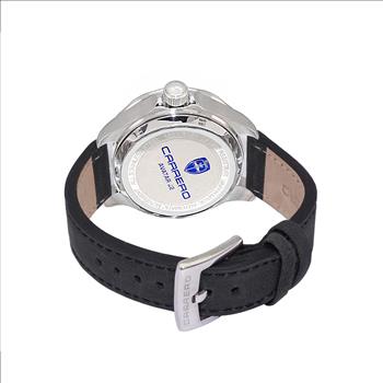 Lechateau Watches - Automatic -24  Jewels NH35, Textured Red Date dial, Black bezel, Black Strap - Retail at (MSRP: 2,268.00)