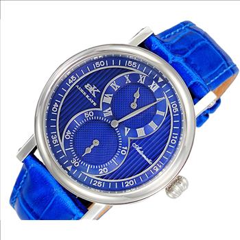 Adee Kaye, 20-Jewels TY2708  Automatic Regulator Movement , Genuine leather band, AK5665-MBU_BU - Retail price at $600.00