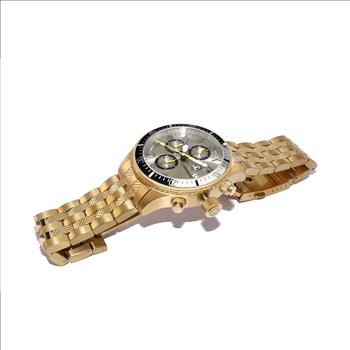 Lechateau Watches - Chronograph Epson VR33 Muscle Mov't, Stainless Steel Case and Band ,  CG17733SV_BKSV, Retail at (MSRP:$1,475.00)