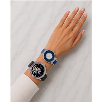 ADEE KAYE WATCHES, LADIES SET - AK2118-LBK_AK8661-LBU