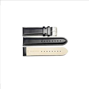 GENUINE LEATHER REPLACEMENT STRAP-  BLACK COLOR - AK0001-BK