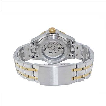 LeChateau, Men's NH35 AUTOMATIC MOVEMENT, 10 ATM, 2-TONE - GREEN DIAL -BLACK/BLUE, C1TT737BU-BK_GN - MSRP: $2,340.00